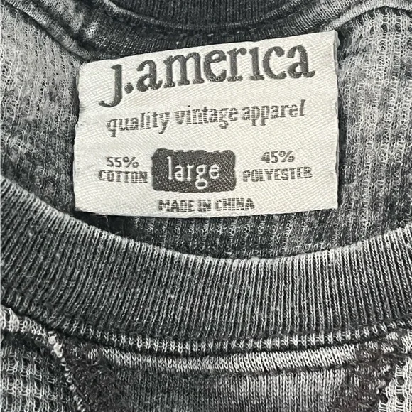 Nashville Gray Burnout Long Sleeve Shirt size L - Picture 5 of 7